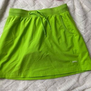 Slazenger Neon Green Women's Skort